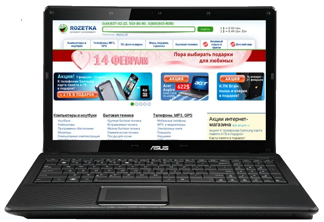 Замена термопасты Asus X52