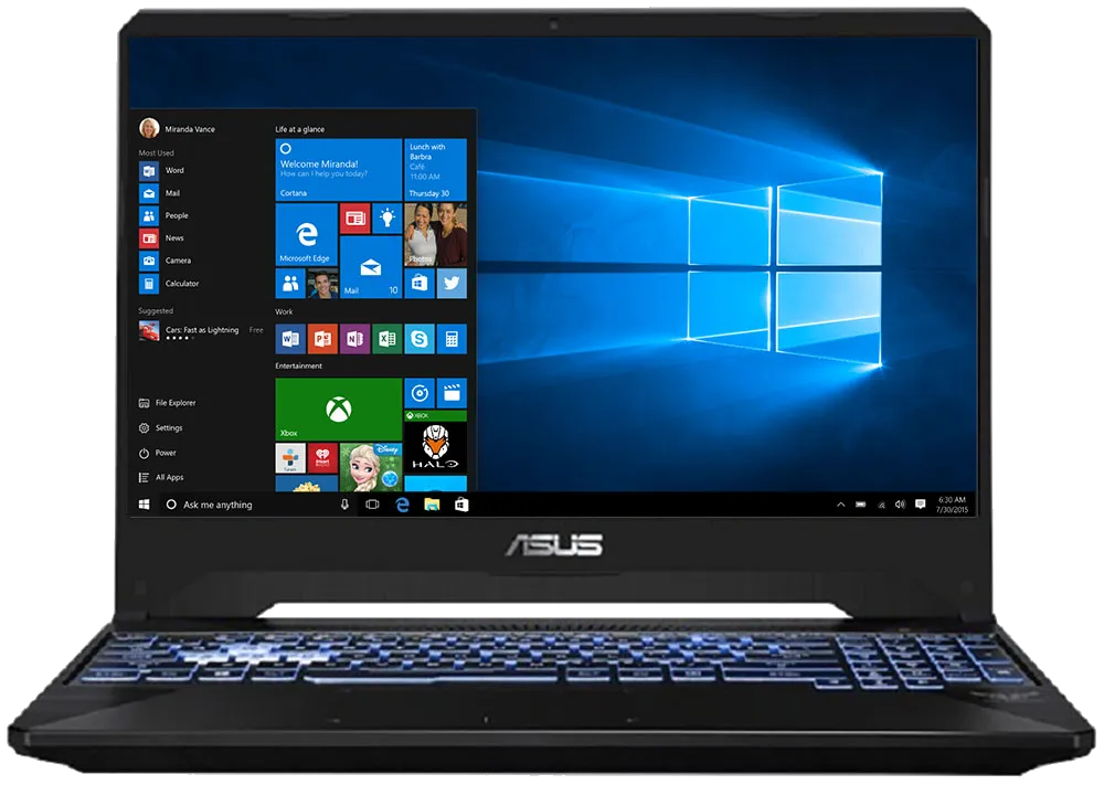 Замена термопасты Asus FX505DV-BQ143T