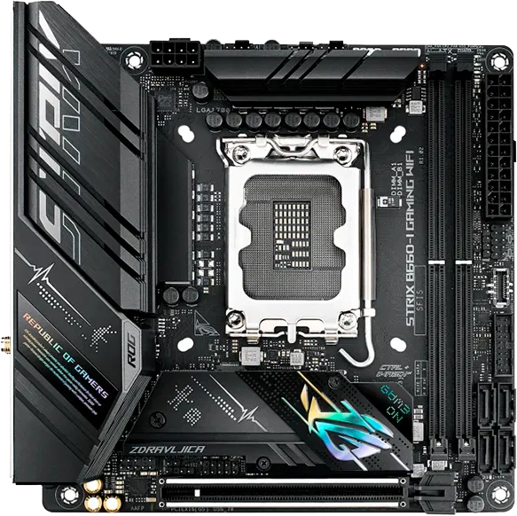 Профилактическая чистка Asus ROG Strix B660-I Gaming WiFi