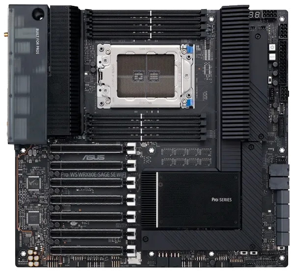 Профилактическая чистка Asus Pro WS WRX80E-Sage SE WiFi
