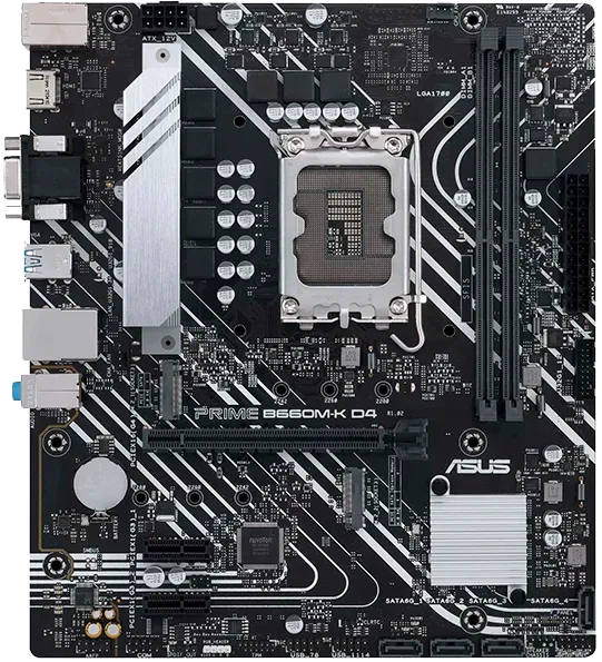 Профилактическая чистка Asus Prime B660M-K D4