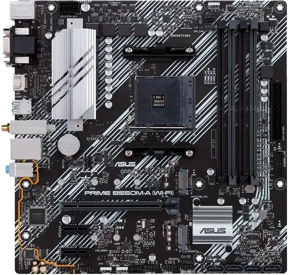 Профилактическая чистка Asus Prime B550M-A WI-FI